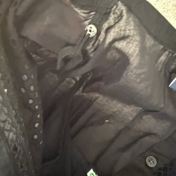 GAP Black Button-Down Midi Dress - Picture 5 of 7